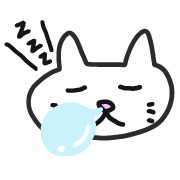 白ネコ絵文字